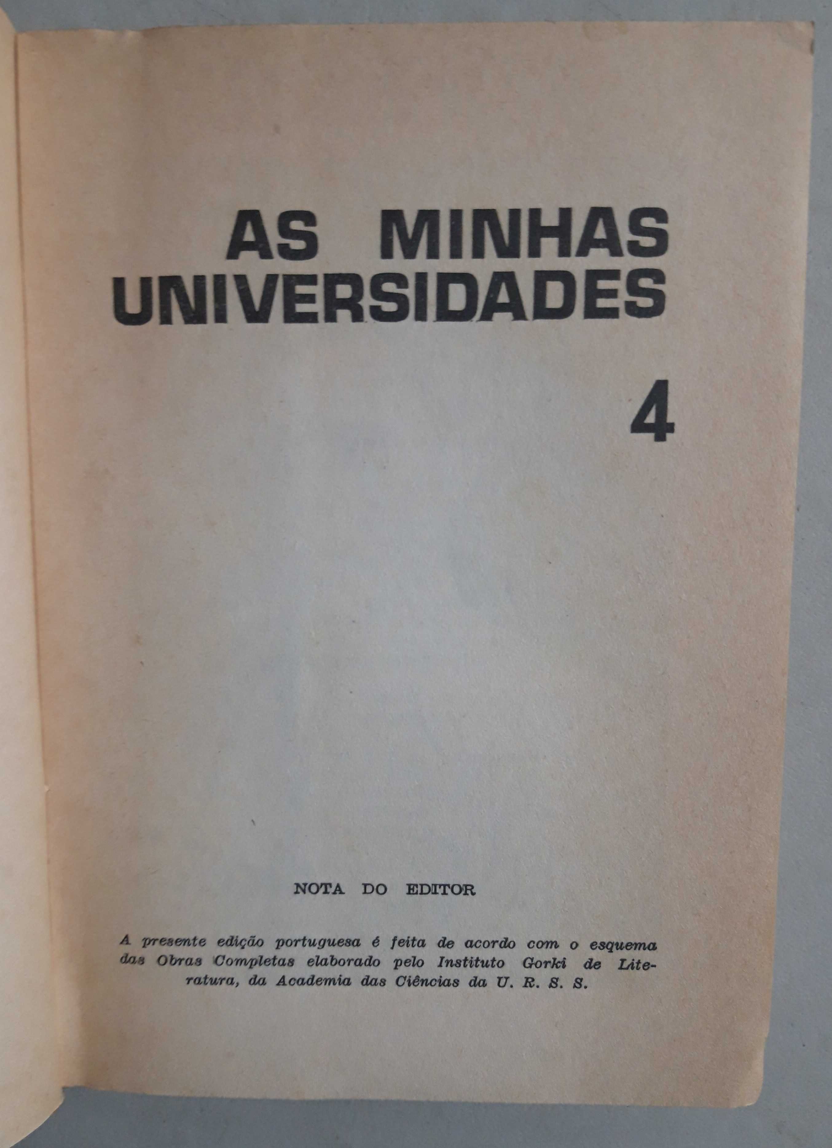 Livro Ref:PAR4  - Maximo Gorki - As Minhas Universidades