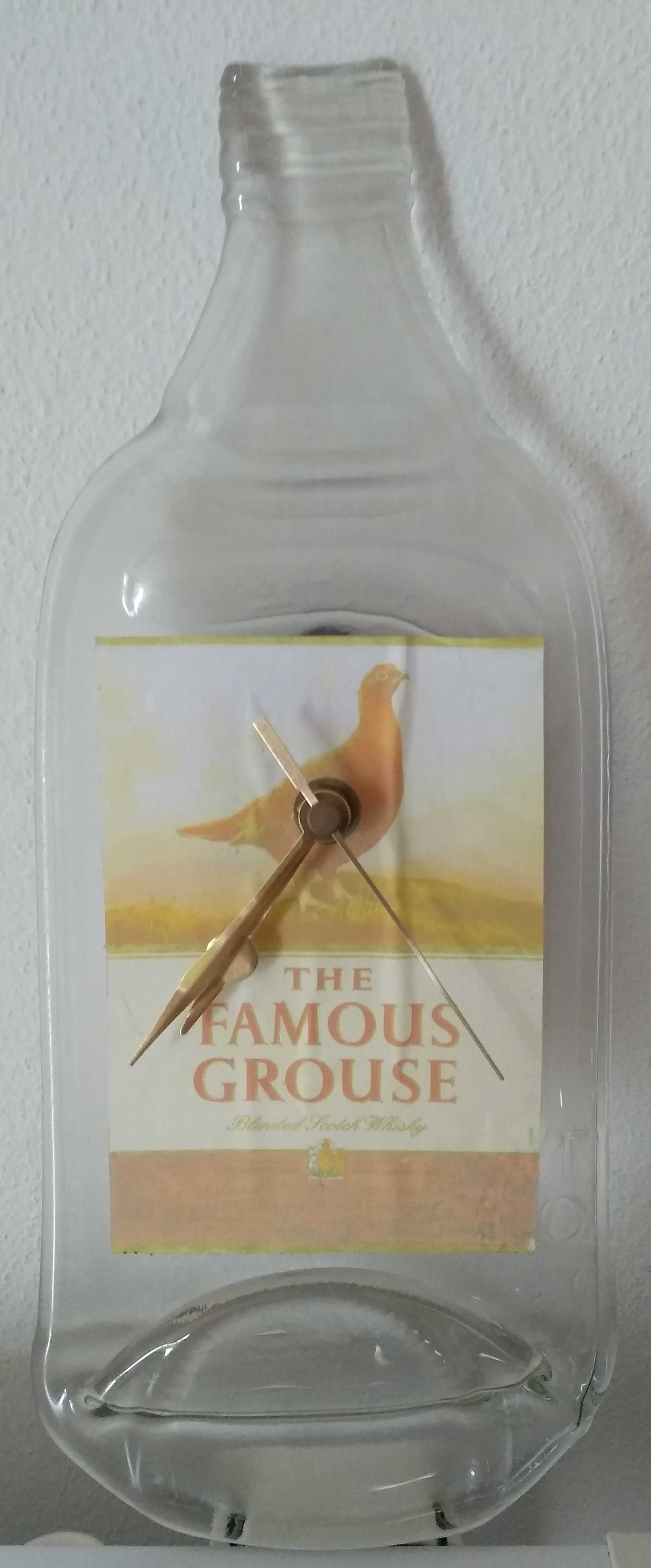 Relógio de parede do whisky The Famous Grouse