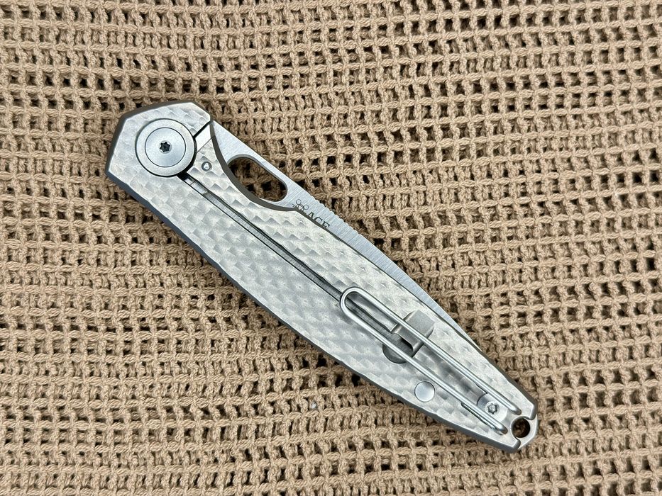 Ніж GiantMouse ACE REO Titanium сталь Magnacut