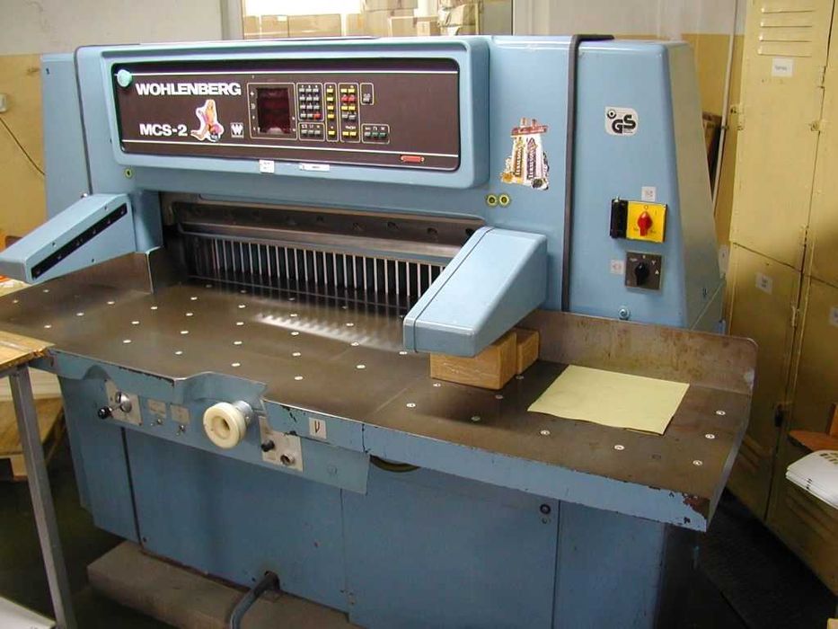 Krajarka - gilotyna do papieru– WOLENBERG MCS -2  92cm