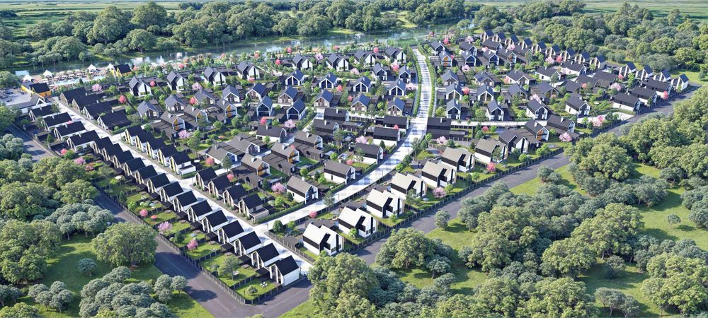 Продаж котеджу 110 кв.м КМ O!villas с. Зазимʼя (Лівий берег)