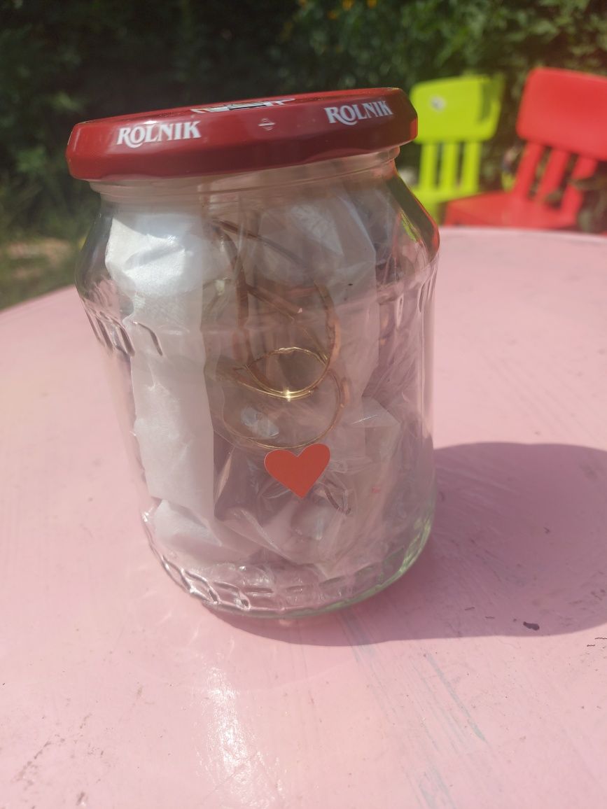 Mystery box biżuteria pozłacana.