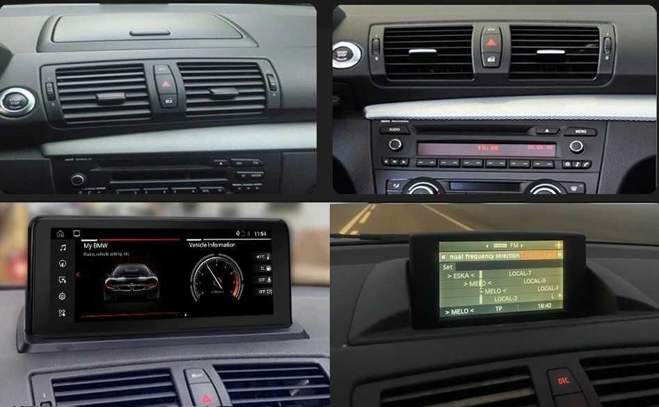 BMW E87 E81 E88 E82 Radio FM DAB Opcja CarPlay Android GPS WiFi 4G MP3