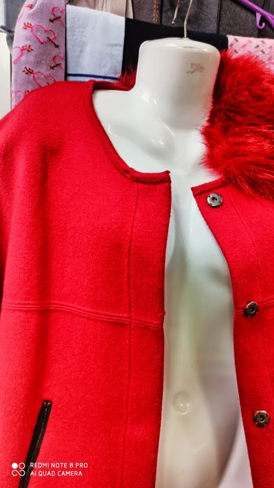 Кардиган на хутрі