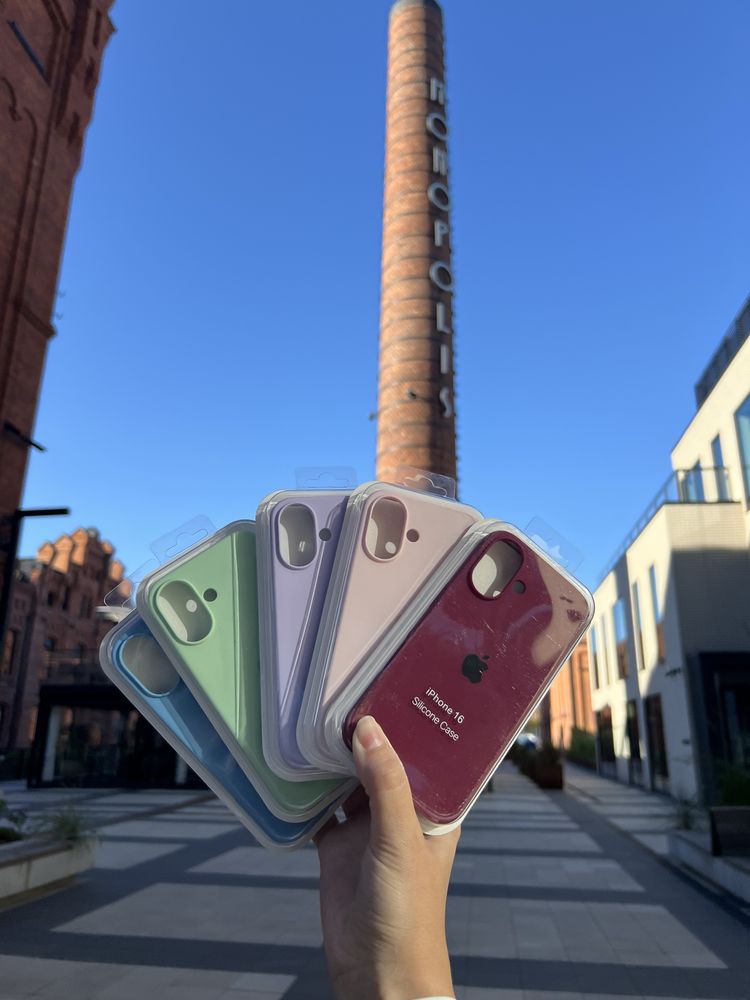 Silikonowe Etui Iphone 16 w roznych kolorach