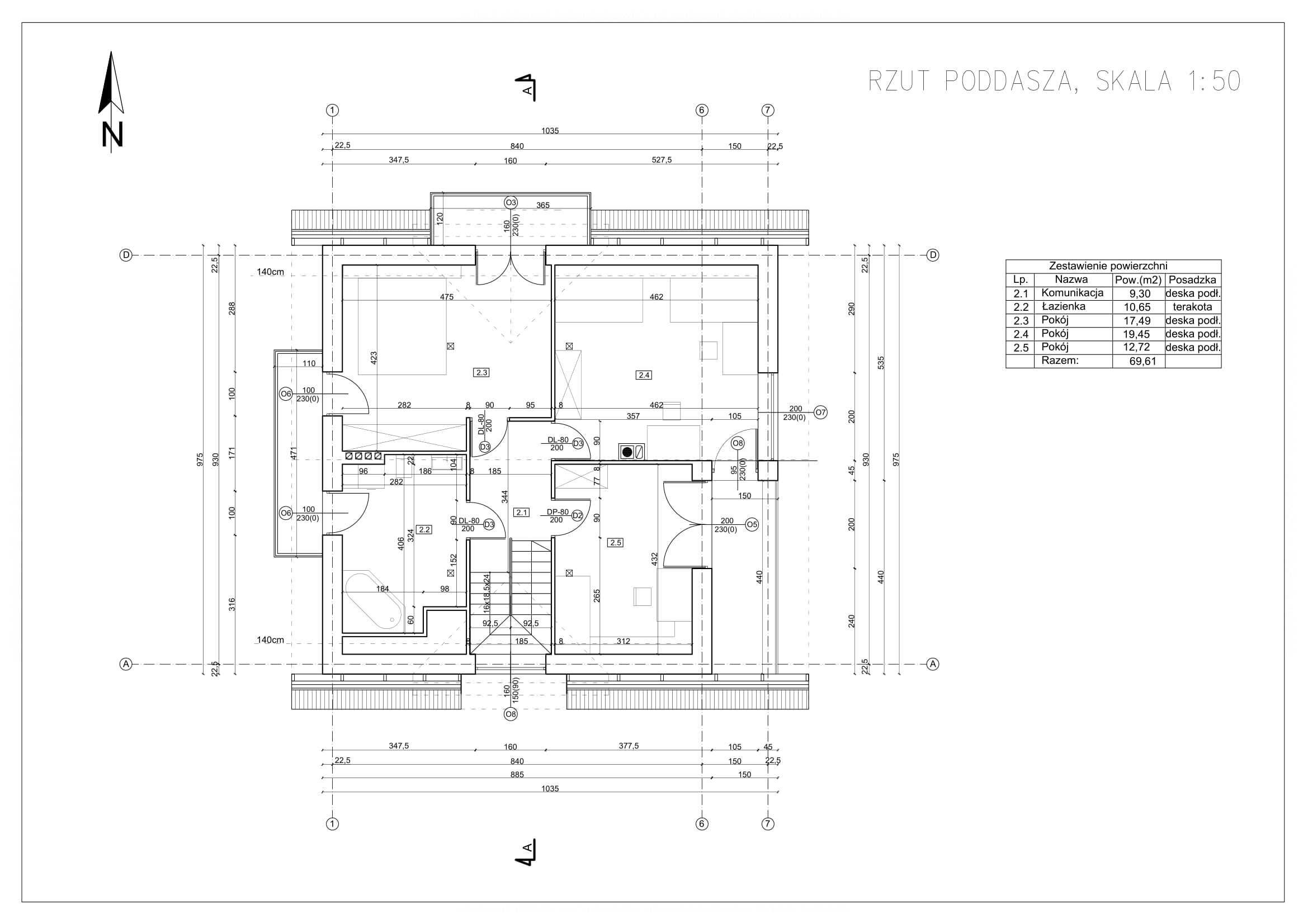 AutoCAD - projekty budowlane, wykonywanie rysunków technicznych 2D