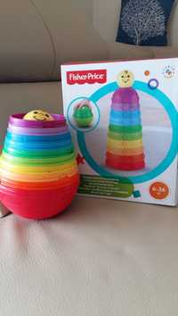 kolorowa piramidka fisher price