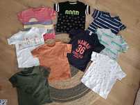 Koszulki t-shirt koszulka krótki rękaw Reserved Hm H&M 9 szt. 86 80