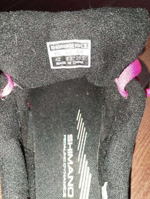 Tênis Shimano btt n°42 vermelhos