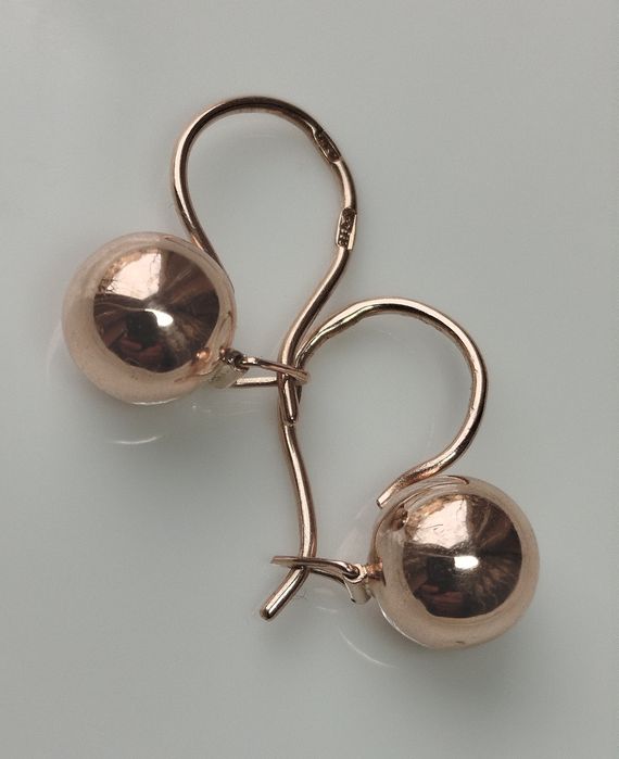 Золотые серьги 583 СССР  Золоті радянські сережки