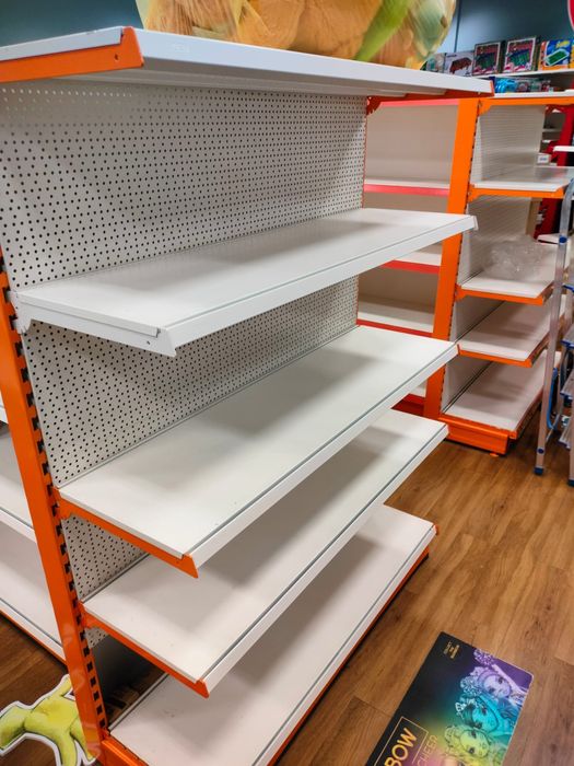 Regały sklepowe jednostronne i dwustronne Gondole Okazja FV