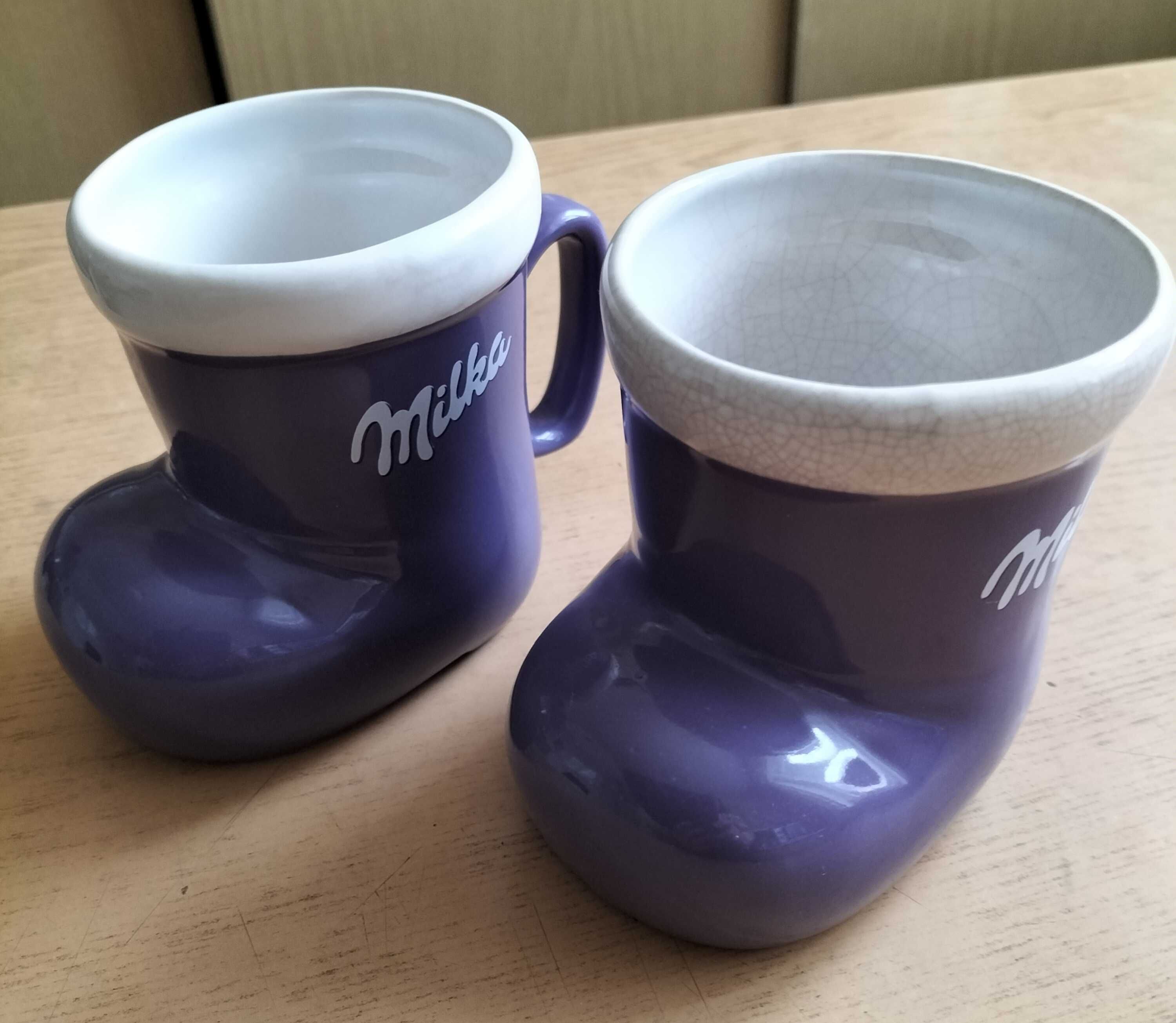 kubek ceramiczny but Milka
