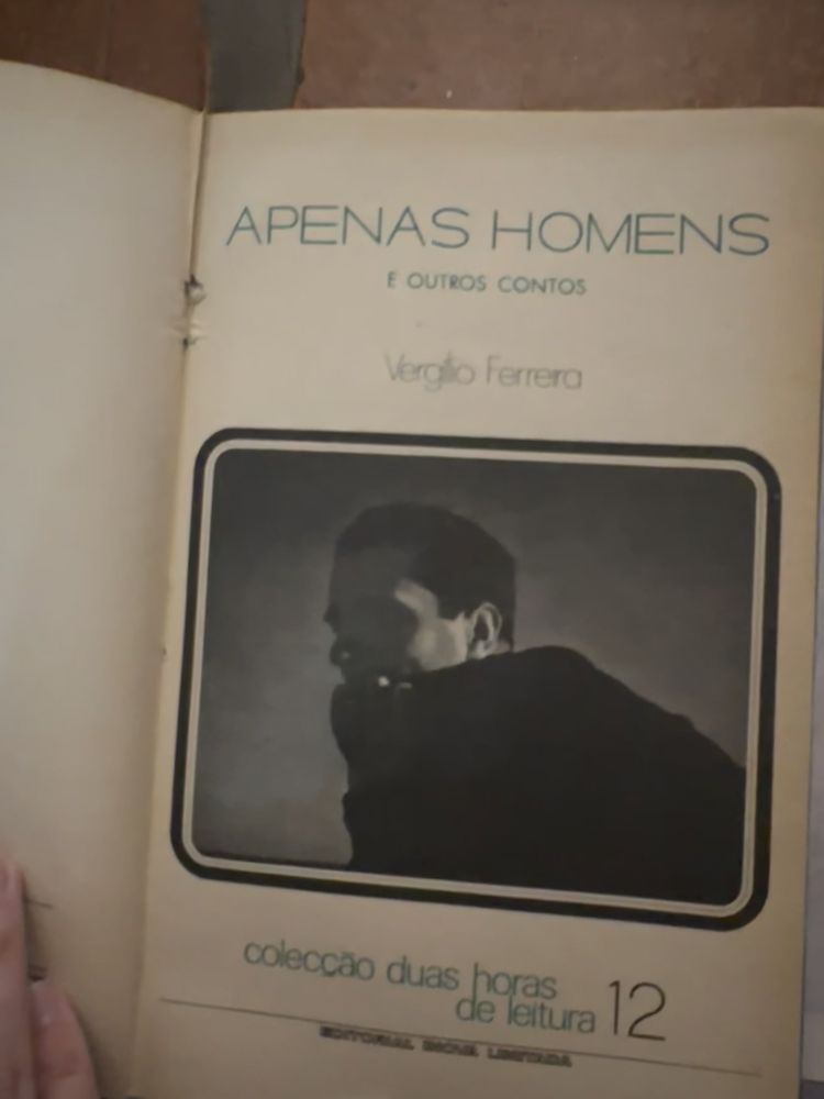 Livro Apenas Homens - Vergilio Ferreira