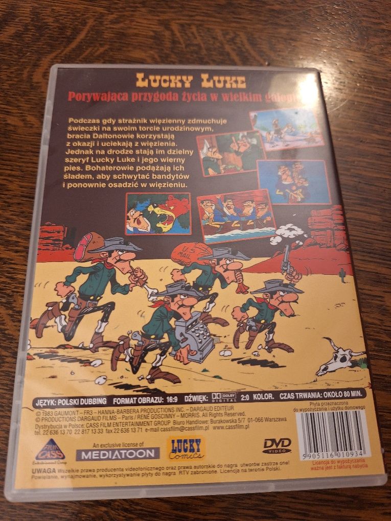 Dzielny szeryf Lucky Luke. DVD. Wersja zremasterowana 16/9.