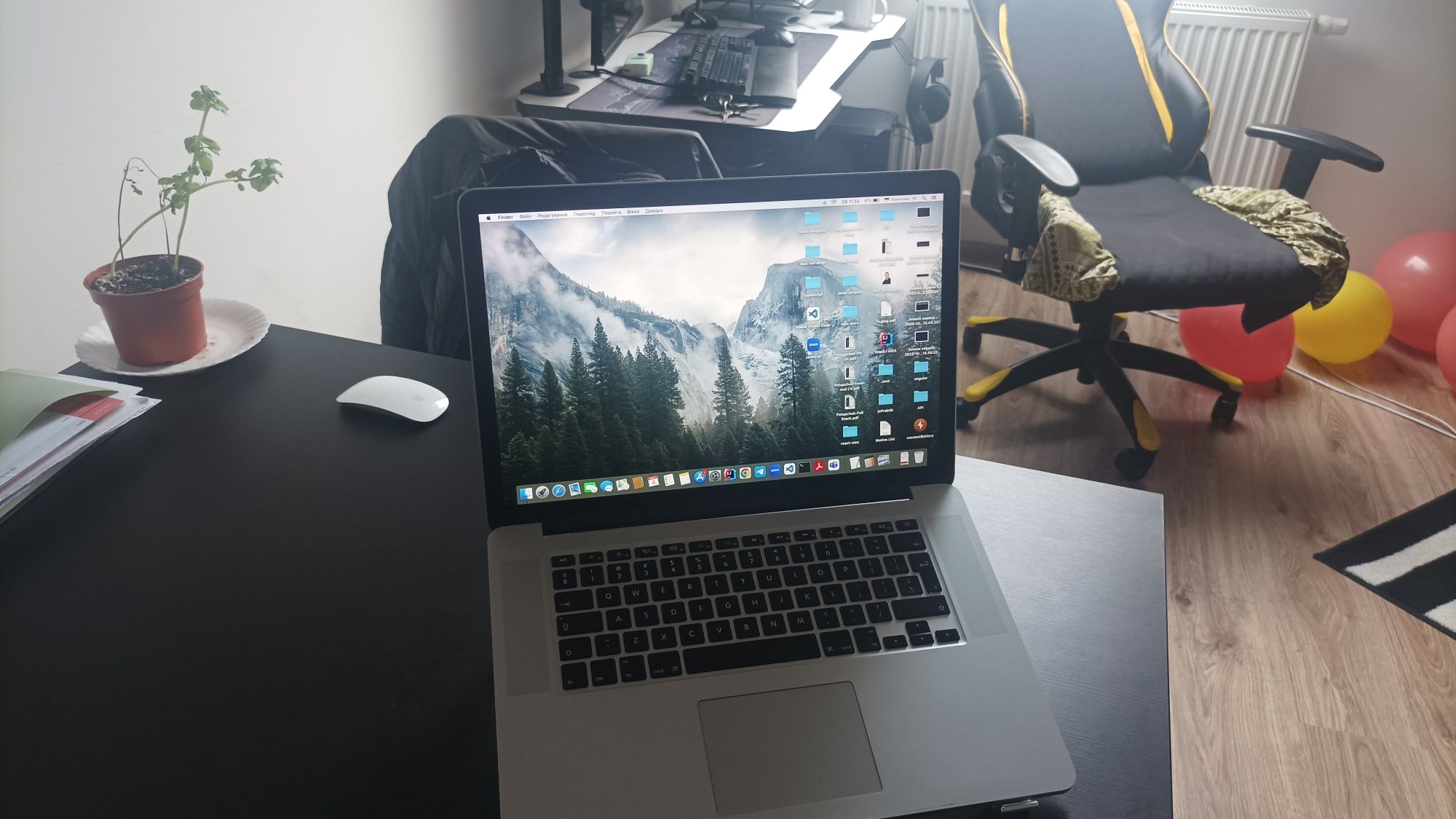 Macbook pro 15cali intel core i7 4th  8gb Ram, SSD 256 4k wyświetlacz