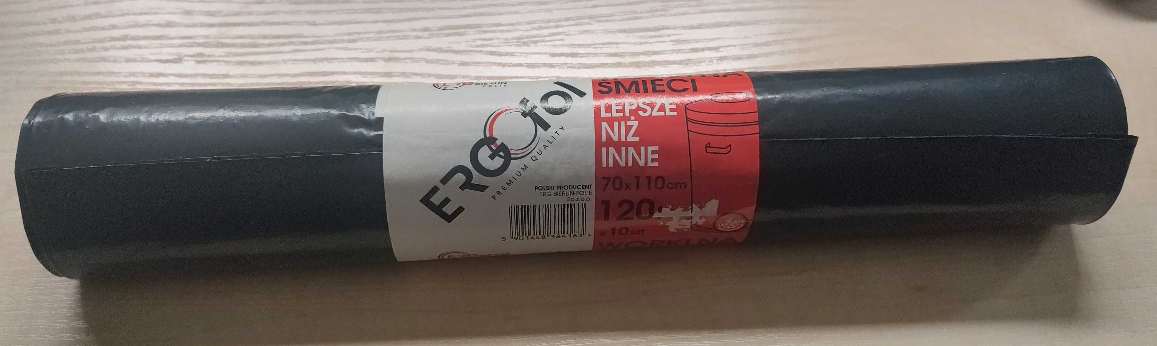 ERGOFOL worki lepsze niż inne 120 L śmieci