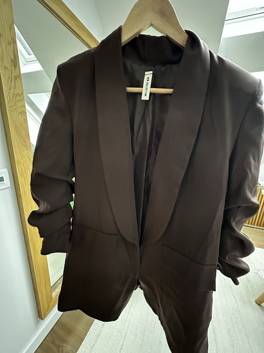 Marynarka czekoladowa