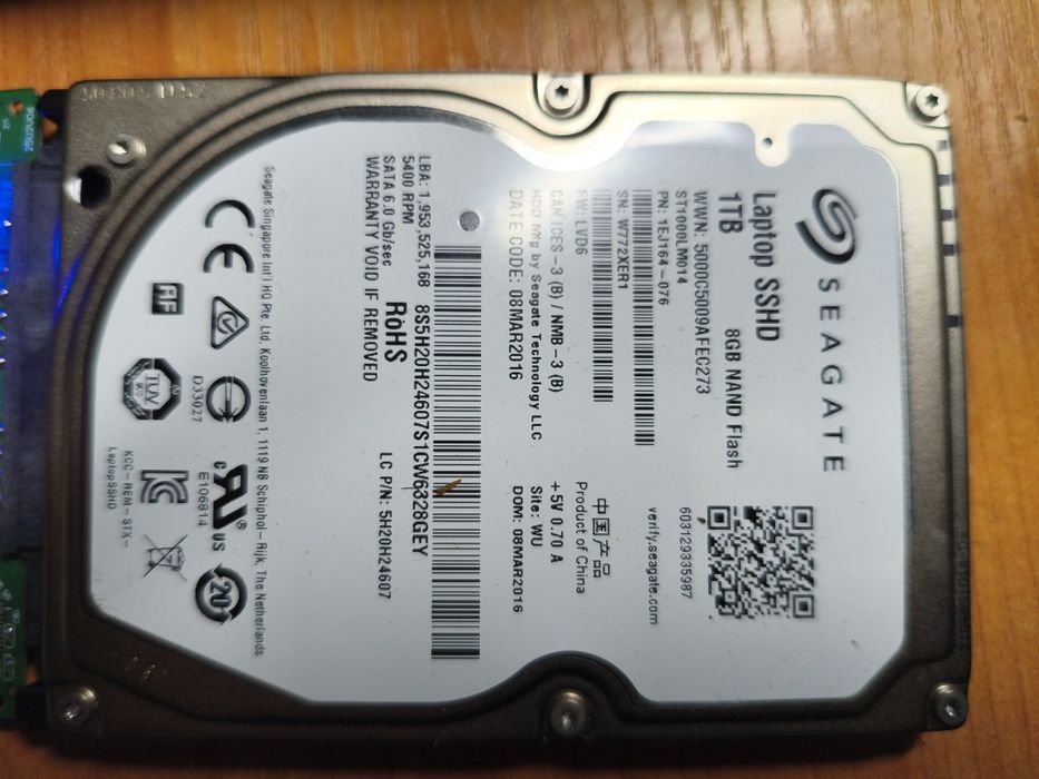 Dysk SSHD Seagate 1 TB 2.5