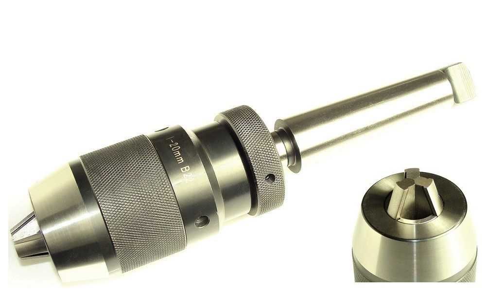 Uchwyt wiertarski B18 1-20mm + trzpień MK4  MASYWNY