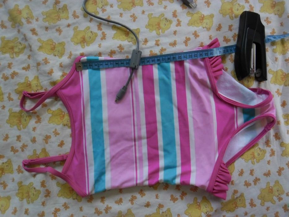 strój kąpielowy 122 / 128 , jednoczęściowy, wymiary, dla dziewczynki