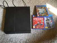 Ps4 1TB usado como novo + 4 jogos