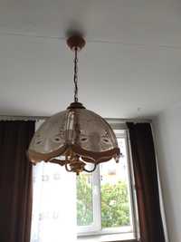 Komplet lamp witrażowych lata 80-te
