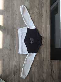 Krótka bluza z nadrukiem H&M, rozmiar S