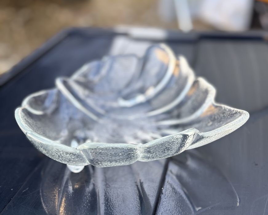 Talerz w kształcie liścia