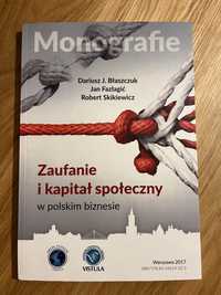 Ksiazka Zaufanie i kapitał spoleczny w polskim biznesie