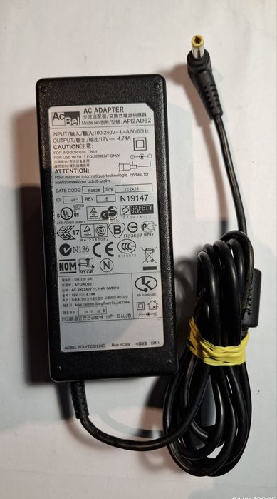 Carregador Asus/Clevo/Toshiba/Acer/MSI  etc...