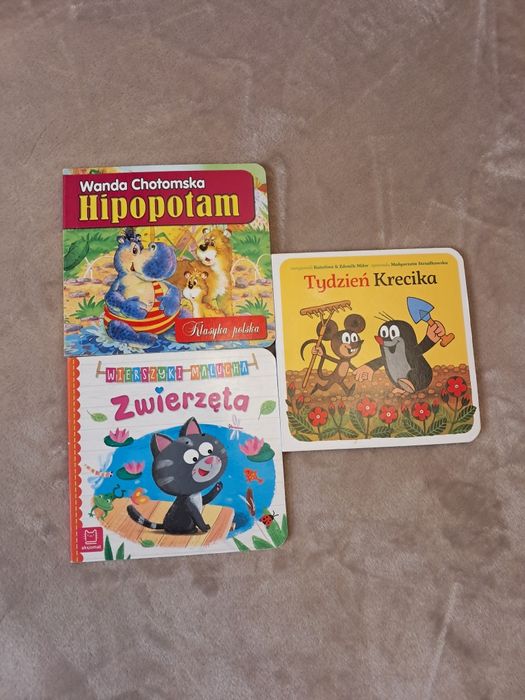 Książeczki dla najmłodszych, Hipopotam, Tydzień Krecika,Zwierzęta