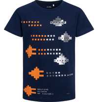 T-shirt Koszulka chłopięca Bawełna granatowy 164 Gamingowa  Endo