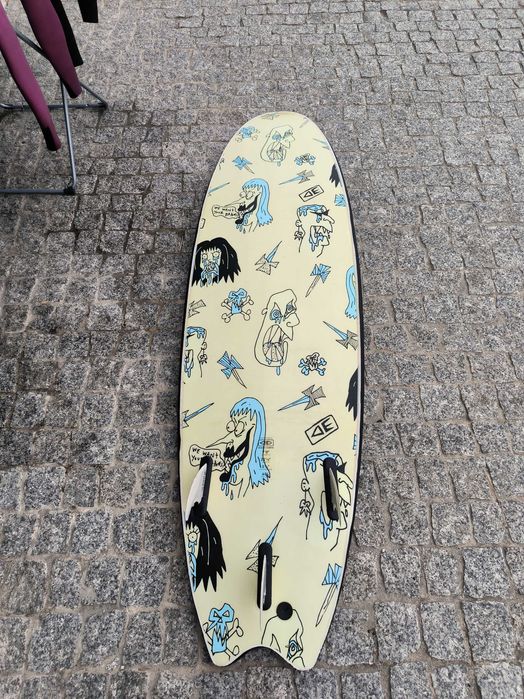 Prancha de surf Softboard Ocean+Earth Ezi Rider Brains