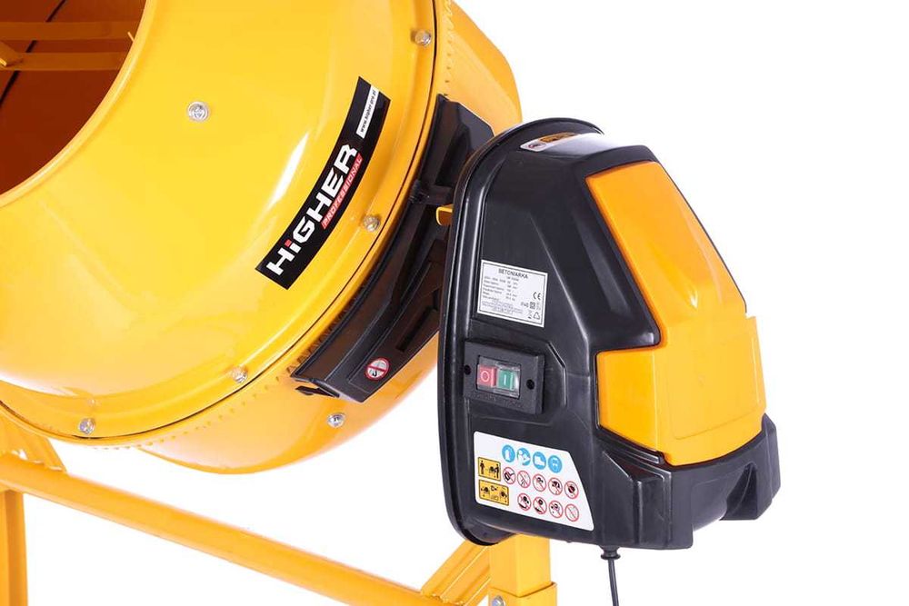 Betoniarka wolnospadowa mieszalnik HIGHER PROFESSIONAL 200L 230V 1500W