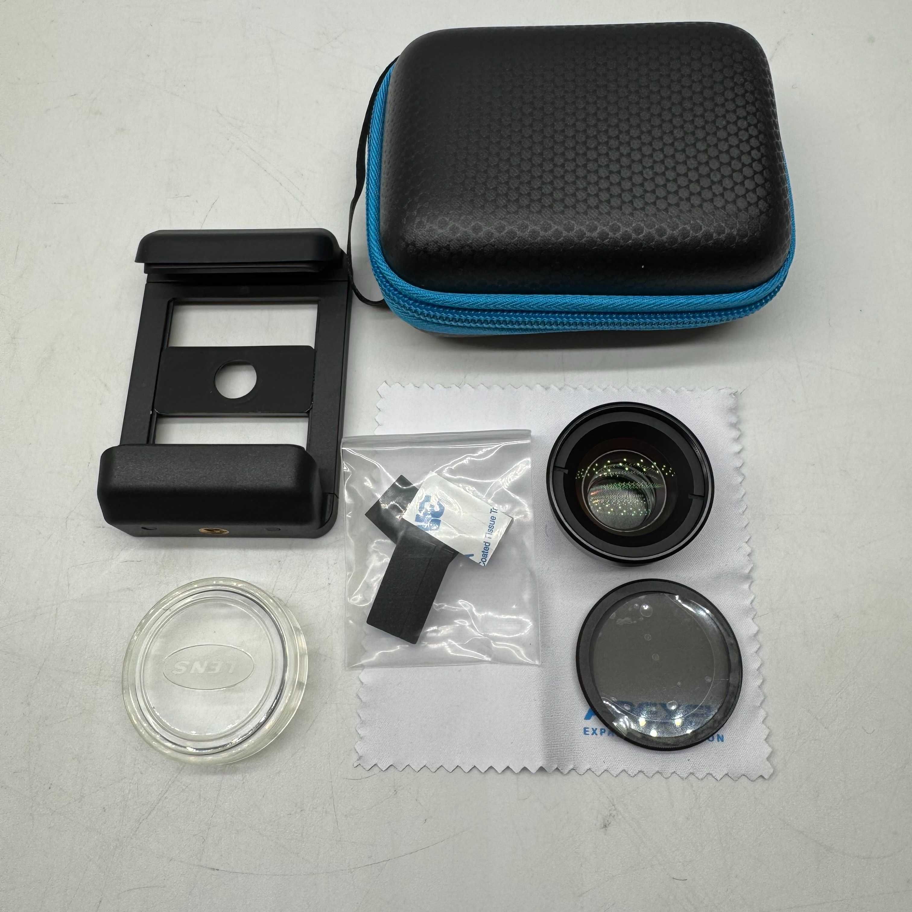 Apexel Obiektyw 100mm Makro Cpl Case do Smartphona