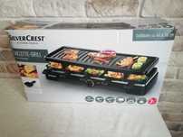NOWY Grill elektryczny Raclette dla 10 osób Silver Crest