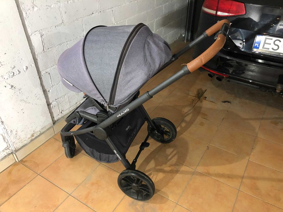Wózek dziecięcy Muuvo Quick 2w1 gondola i spacerówka - zadbany