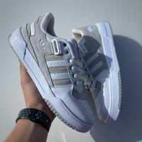 Adidas forum white & grey