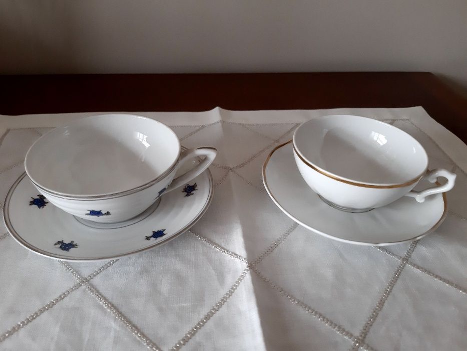 Diversos Conjuntos de Café e Chá da Vista Alegre, SP Coimbra