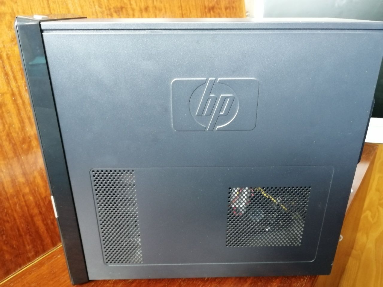 PC HP + monitor Samsung 17 polegadas