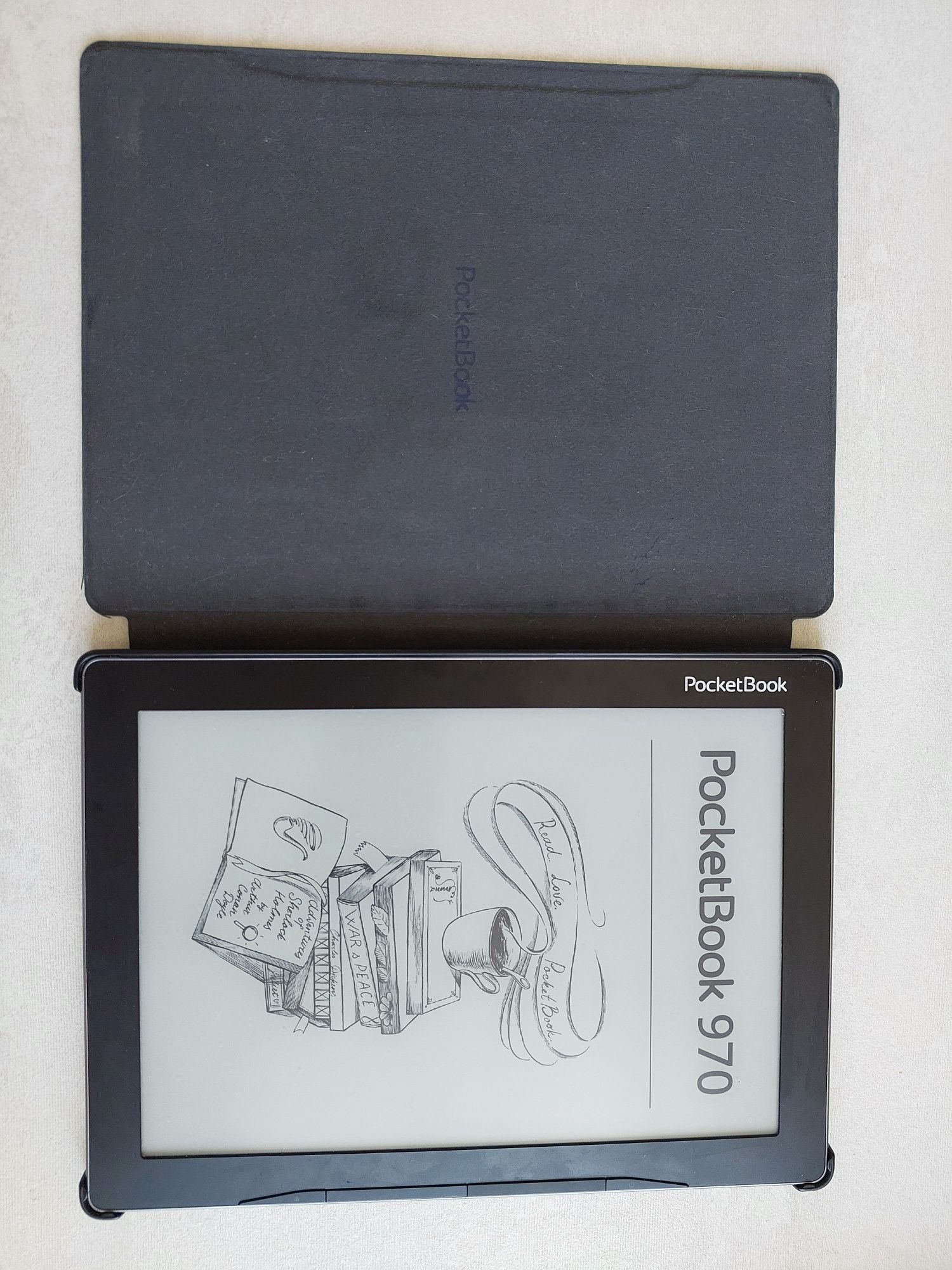 Електронна книга PocketBook 970 з оригінальним чохлом