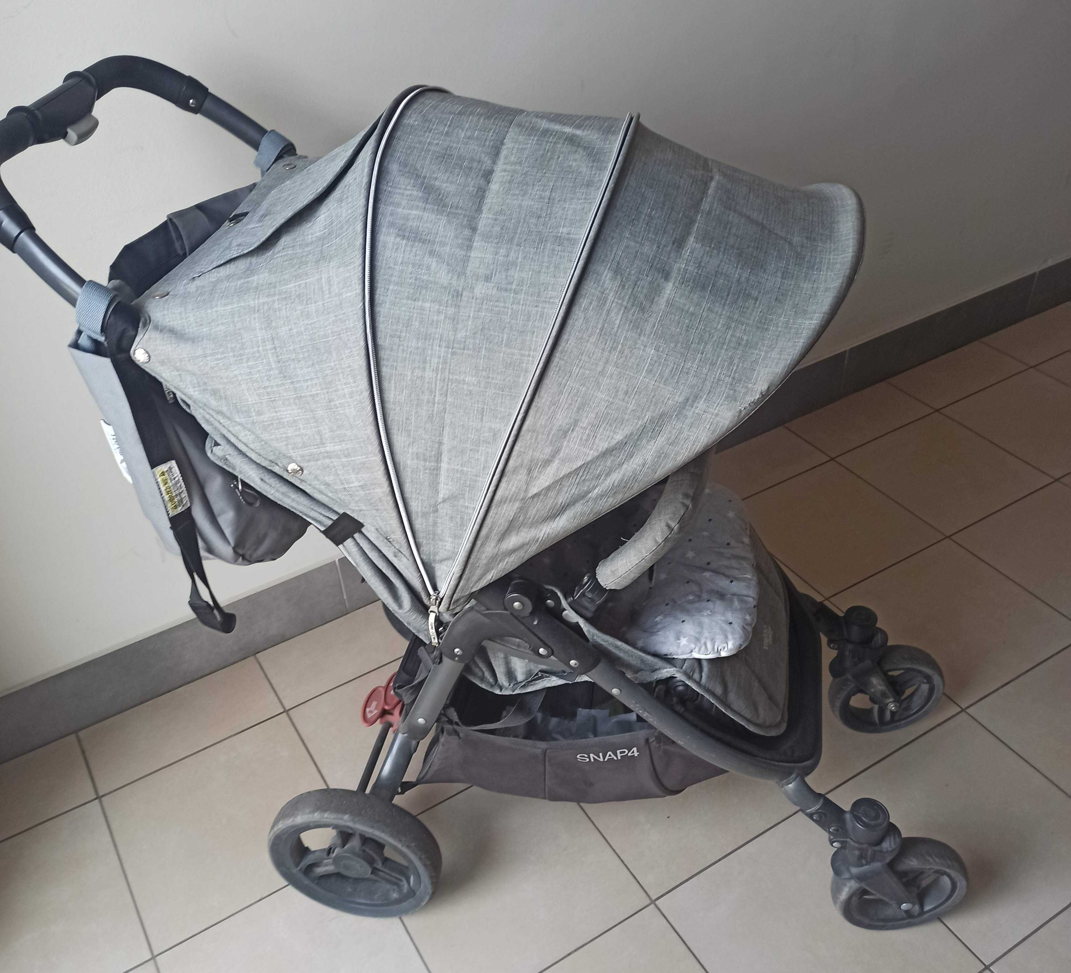 Wózek Valco Snap 4 Grey Marle dużo dodatków