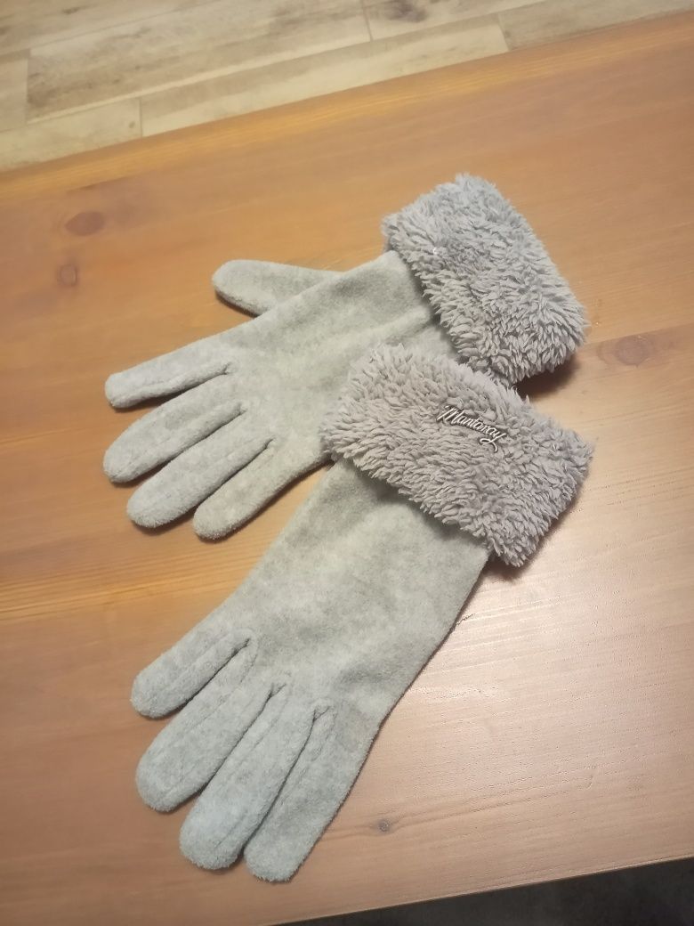 Śliczne rękawiczki Mantaray z futerkiem