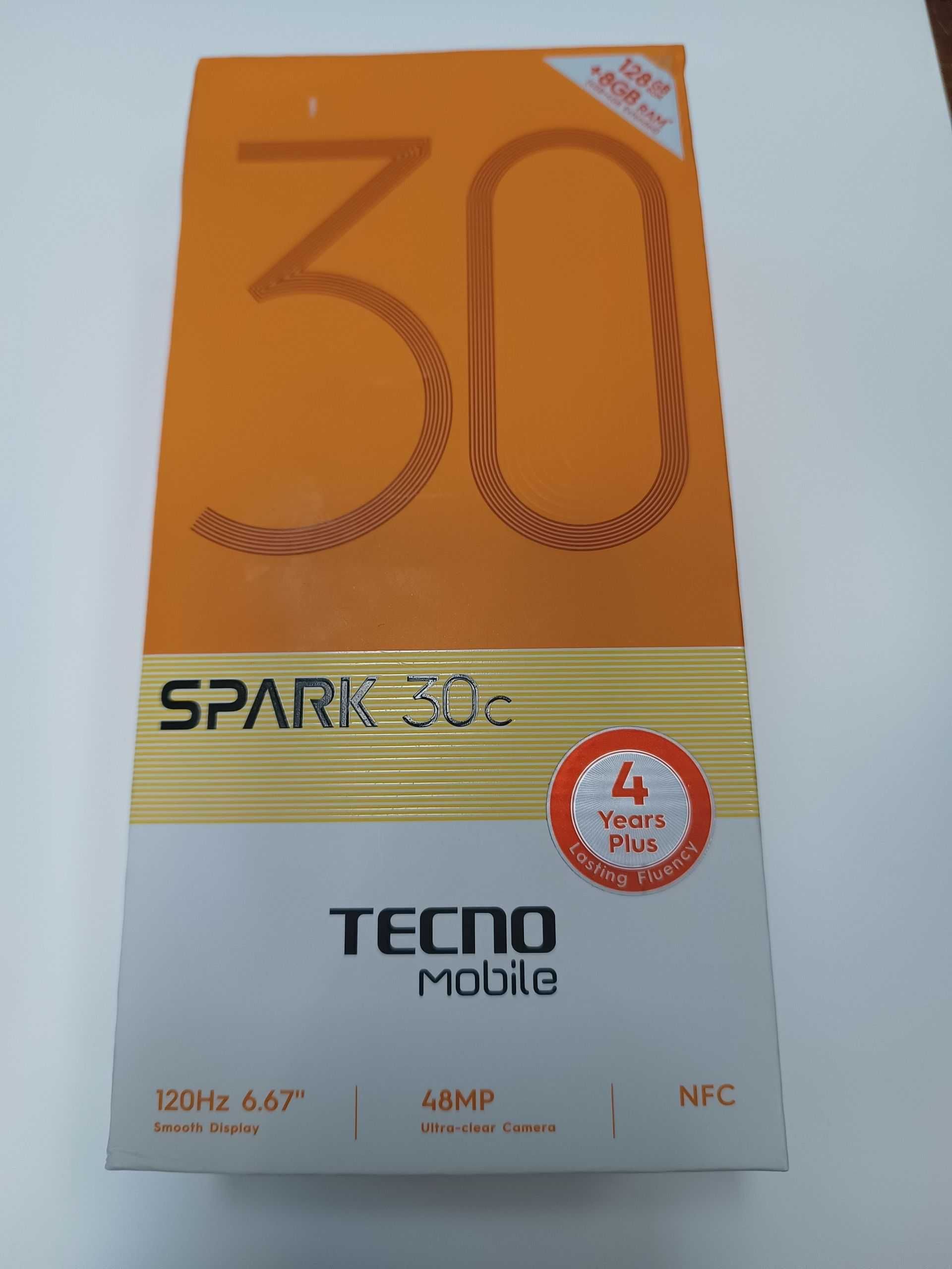 Smartfon Tecno Spark 30C 4/128GB Czarny