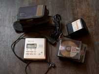 Sony MiniDisc MZ-R55 cały zestaw, bardzo ładny - nowy akumulator !!!