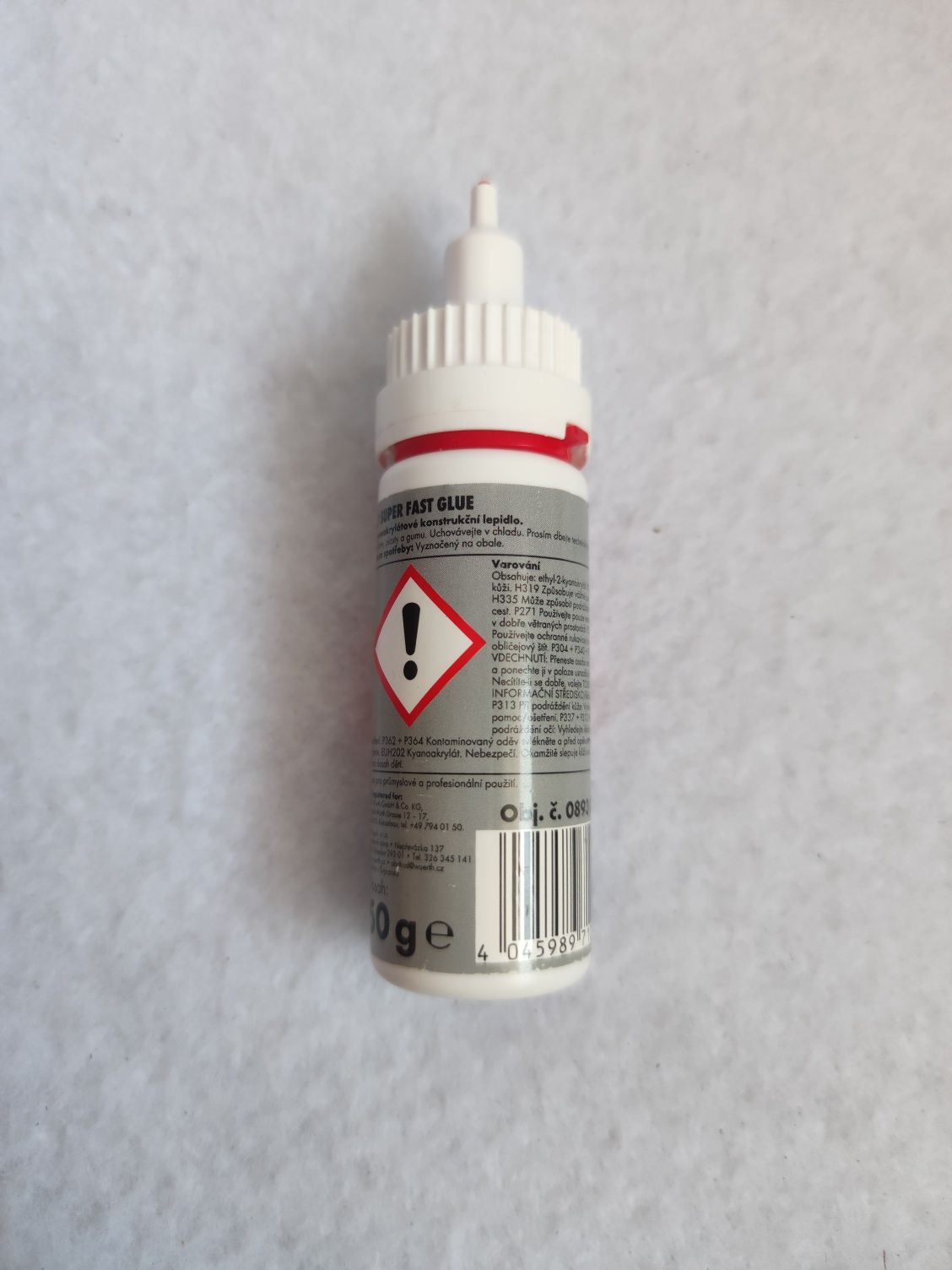 "Würth Super Fast Glue" klej uniwersalny szybkoschnący 50 g
