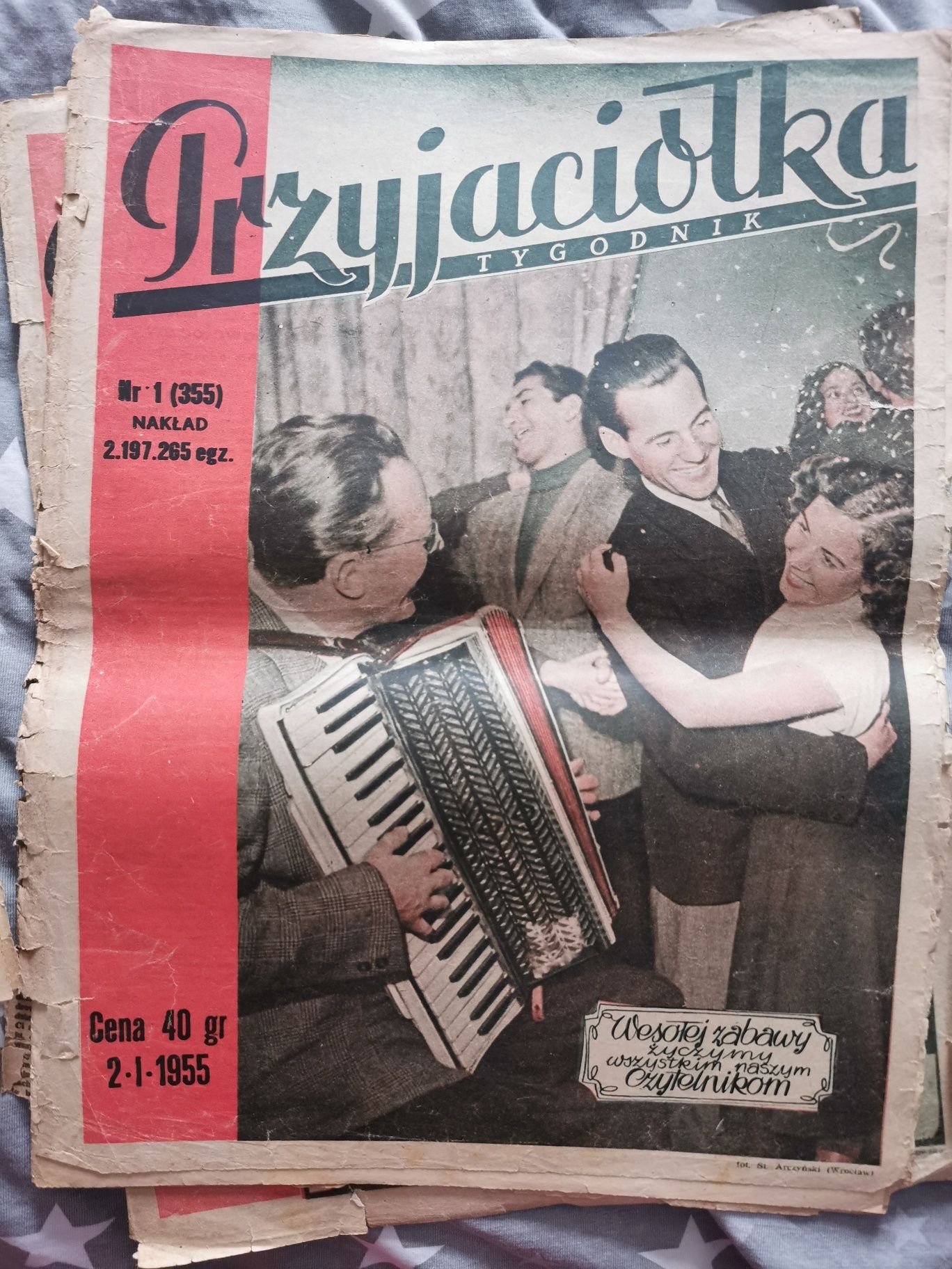 Tygodnik przyjaciółka z roku 1955 oraz 1956