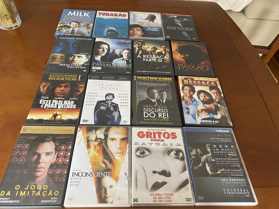 DvD a maior parte ainda fechados