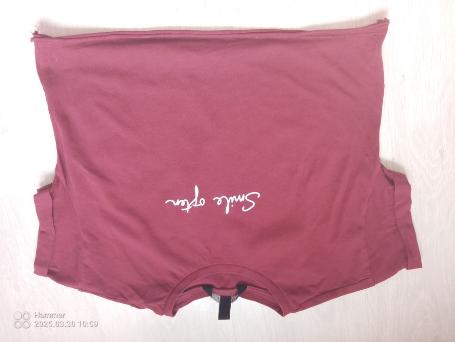 Bordowa koszulka new look 140 cm