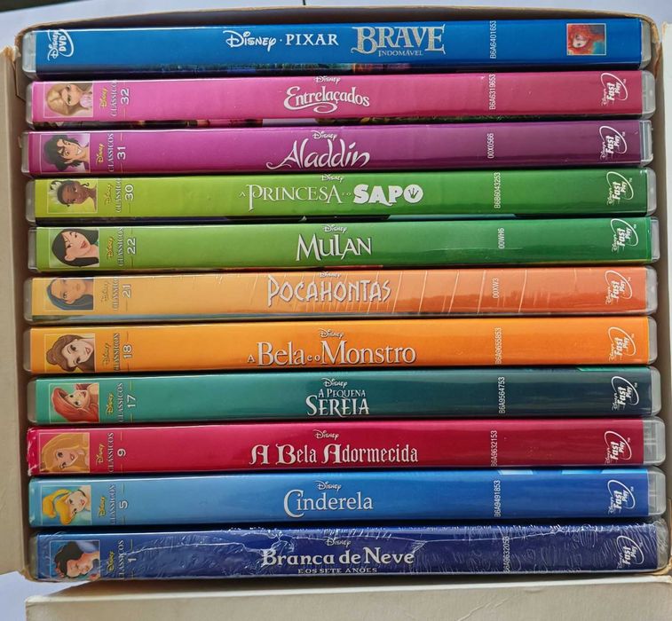 Pack DVDs Princesas Disney